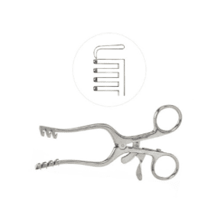 Weitlaner Retractor 3x4 Teeth 6 1by2 inch Sharp 1pc
